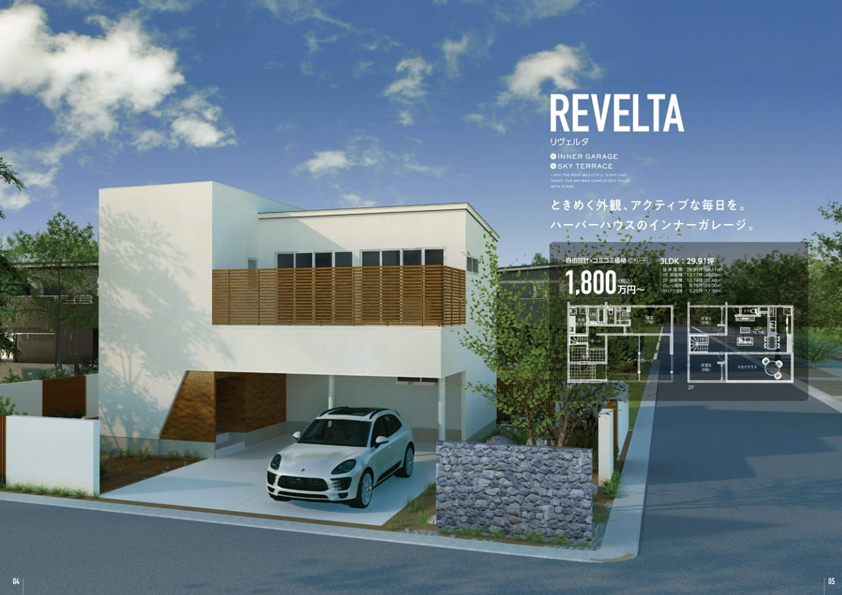 REVELTA　見開き