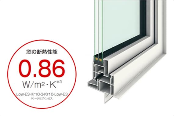 高性能コンパクト住宅 サッシ