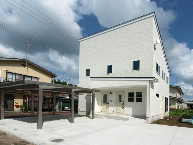 ペレットストーブのあるフレンチシックな家 ハーバーハウス上越支店