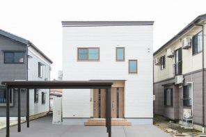 長野「シンプルモダン・完全2世帯住宅の明るい家」 ハーバーハウス長野支店