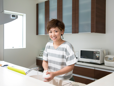 ■お住まいになって3年経ちましたが、とても綺麗にされていますね。