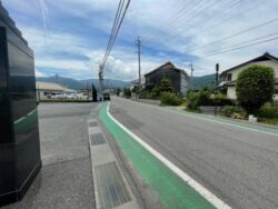 更埴西中学校前面道路(403号線方面)