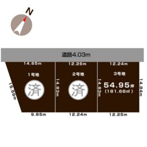千曲市大字千本柳の【土地】の敷地図