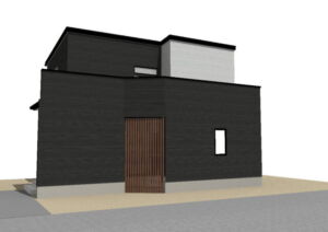 千曲市大字野高場の【土地】の建物プラン例の外観パース