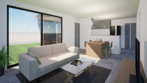 長野市若穂綿内の【土地】の内観パース